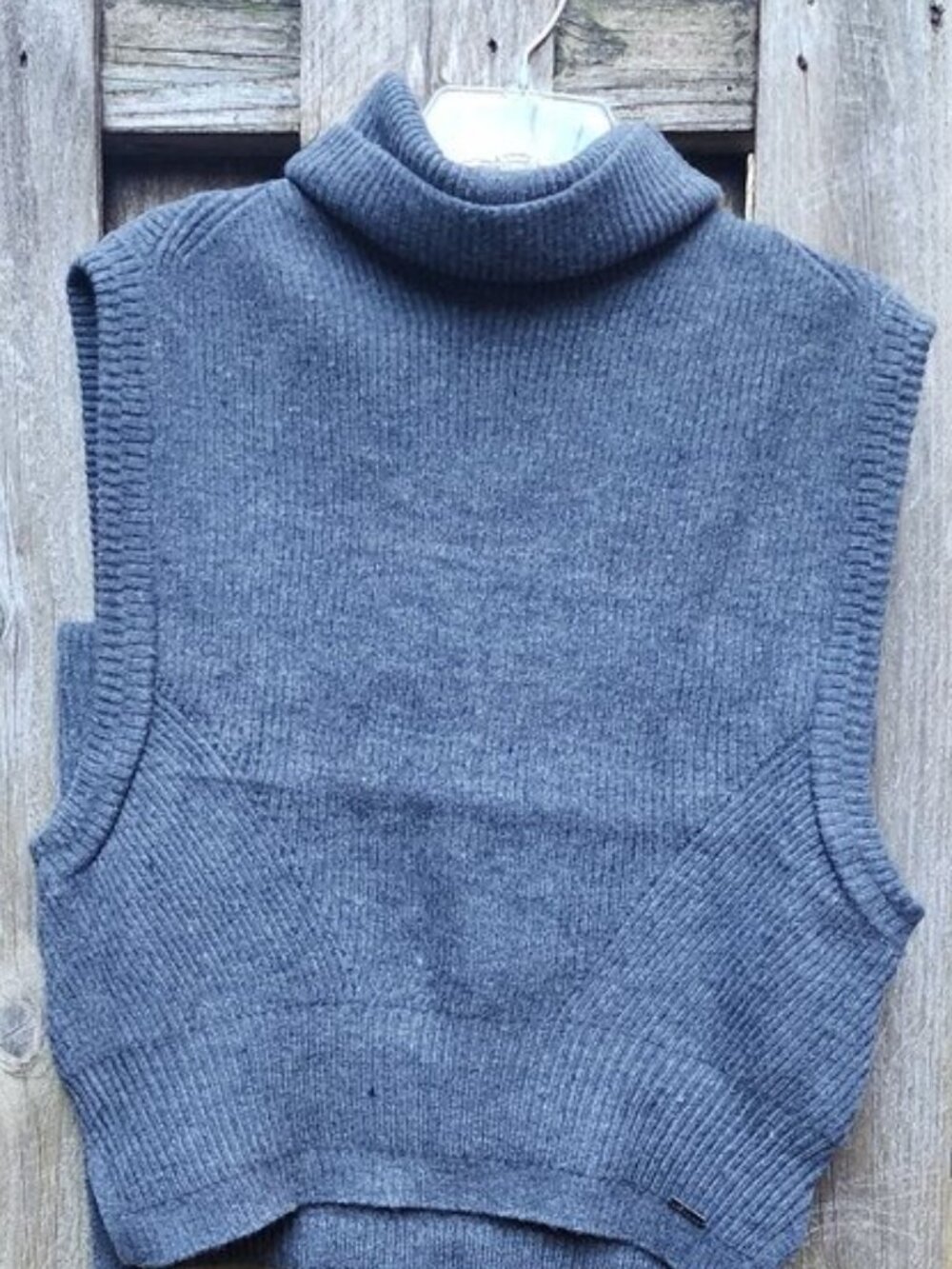 *NWT* XL Jason Wu sleeveless gray turtleneck sweater vest